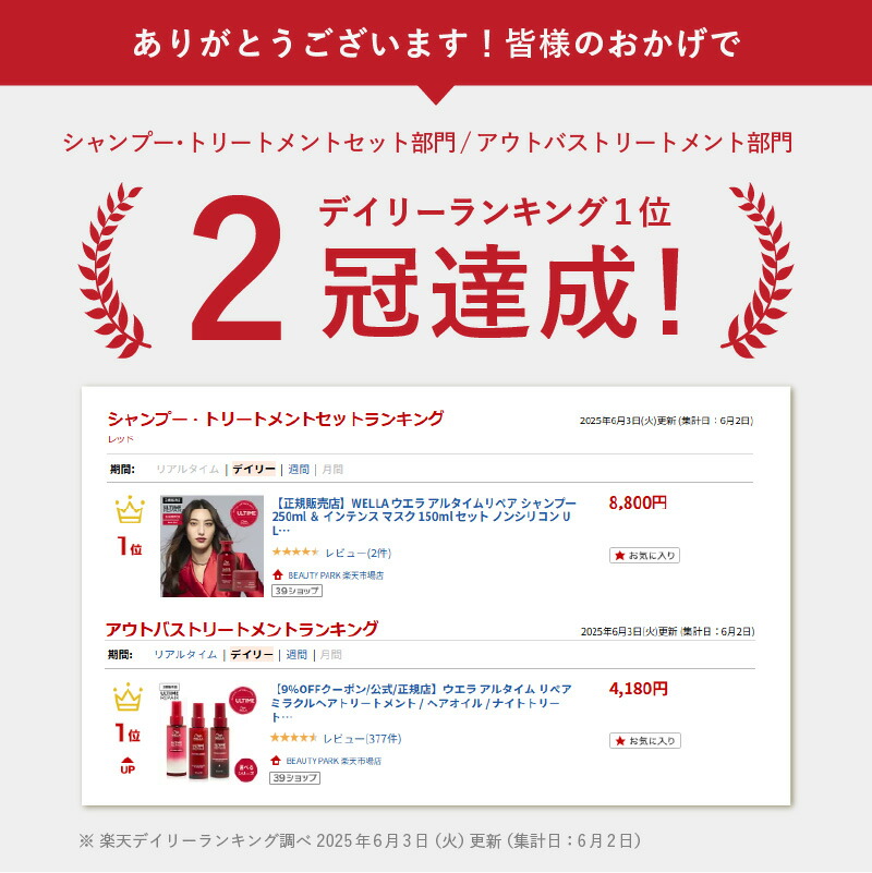 楽天市場】【9%OFFクーポン/公式/正規店】ウエラ アルタイムリペア