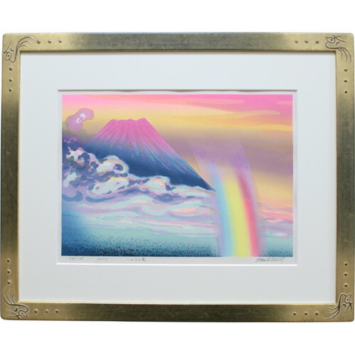 楽天市場】牧野宗則 額付き木版画 『いのちの花』 2007年 : ベルセーブ