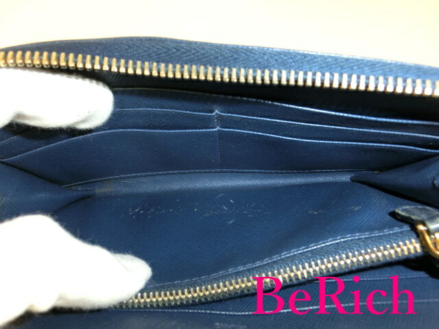 楽天市場】プラダ PRADA ラウンド ファスナー 二つ折り財布 長財布