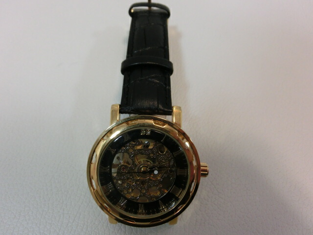 楽天市場】美品 オムバーガー ダブルスケルトン メンズ ウォッチ 限定