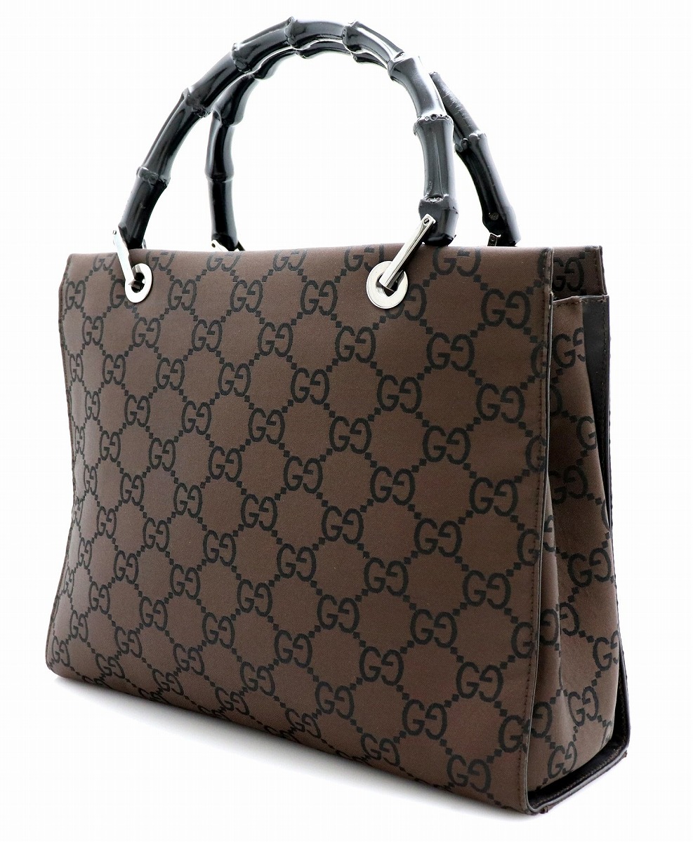 楽天市場】【バッグ】GUCCI グッチ ナイロン バンブー トートバッグ