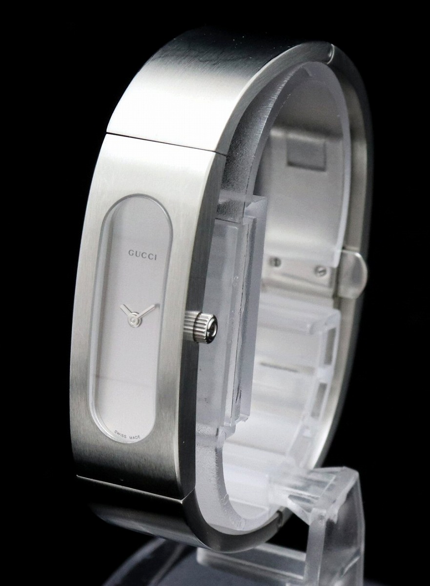 楽天市場】【ウォッチ】GUCCI グッチ バングル ウォッチ シルバー文字