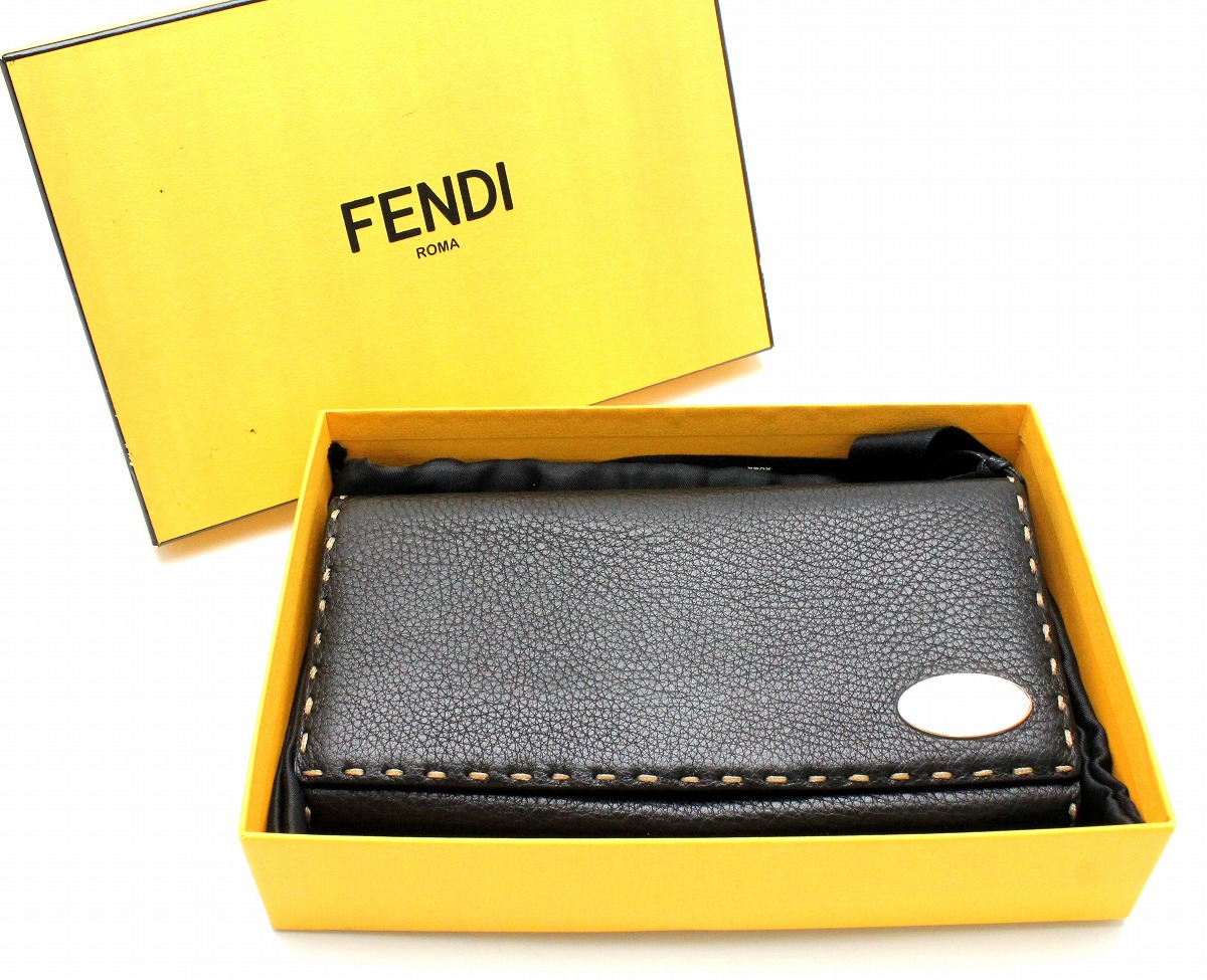 楽天市場】【財布】FENDI フェンディ セレリア 長財布 二つ折り長財布