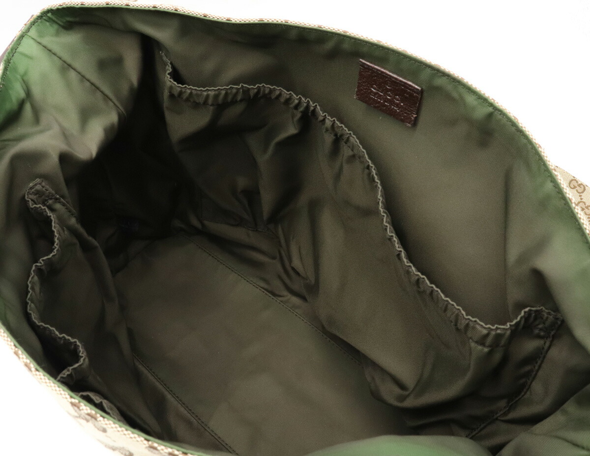 楽天市場】【バッグ】GUCCI グッチ GGキャンバス マザーズバッグ