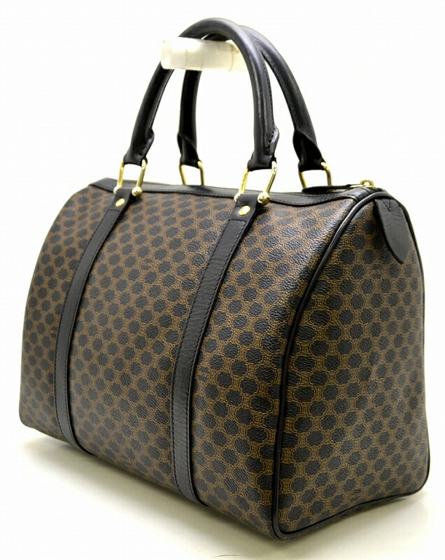 楽天市場】【バッグ】CELINE セリーヌ マカダム柄 ボストンバッグ
