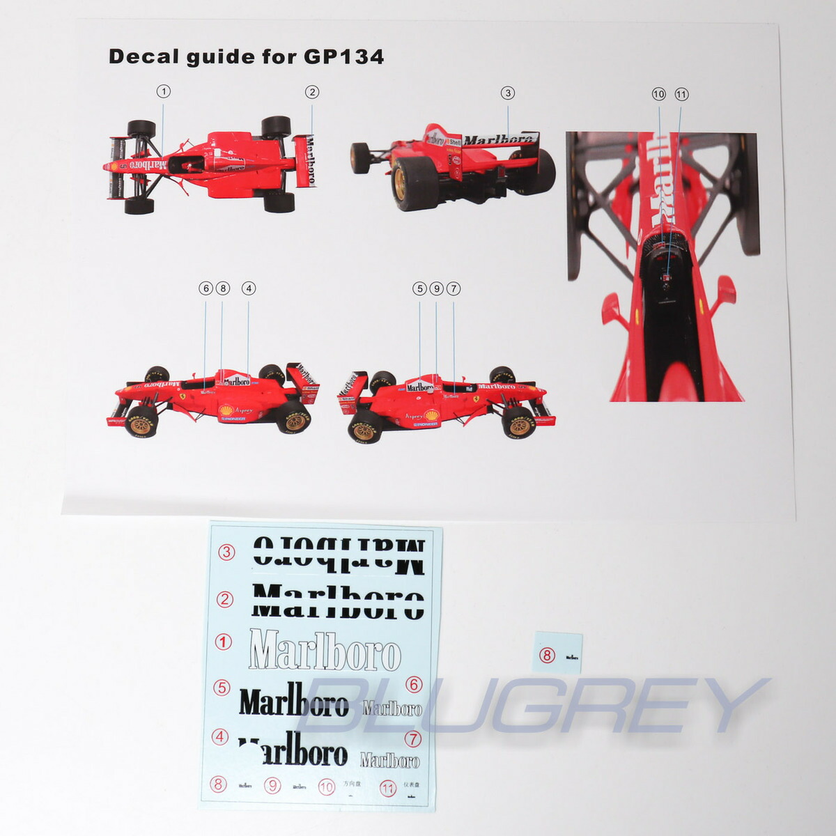 楽天市場】【国内在庫品】GP REPLICAS 1/18 フェラーリ F1 F310B 1997