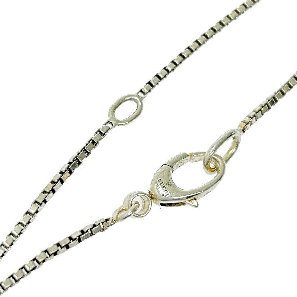 楽天市場】【中古】GUCCI グッチ シルバー バンブー ハート ネックレス