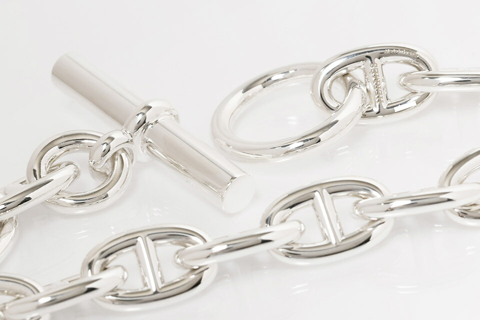 楽天市場】エルメス HERMES シェーヌダンクル MM 15コマ ブレスレット