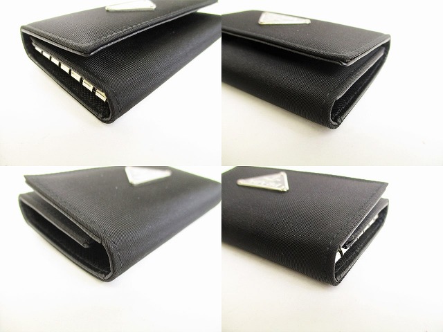 楽天市場】【未使用保管品】 プラダ PRADA ナイロン レザー 6連 キー