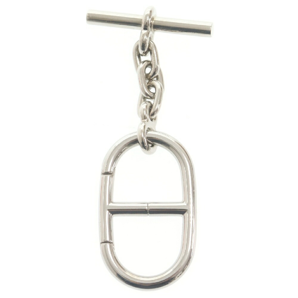 楽天市場】HERMES(エルメス) シェーヌダンクル キーリング シルバー