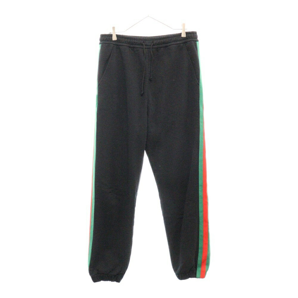 グッチ×ノースフェイス21SS シェリーラインロゴスウェットパンツ