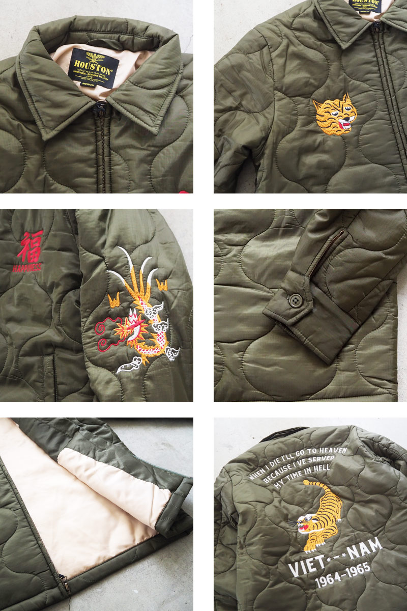 楽天市場】ヒューストン ベトジャン HOUSTON ジャケット QUILTING