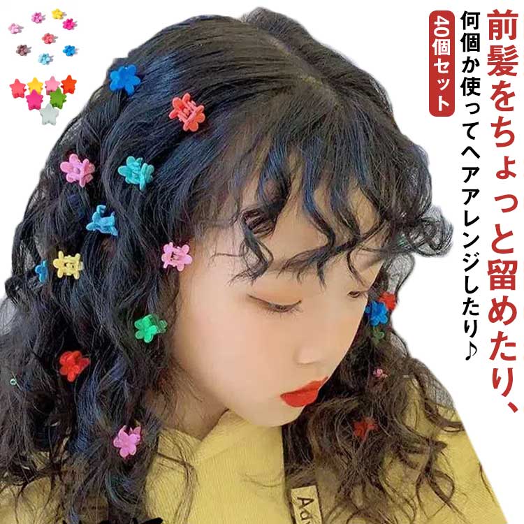 楽天市場】【送料無料】ヘアクリップ ミニ バンスクリップ 40個セット