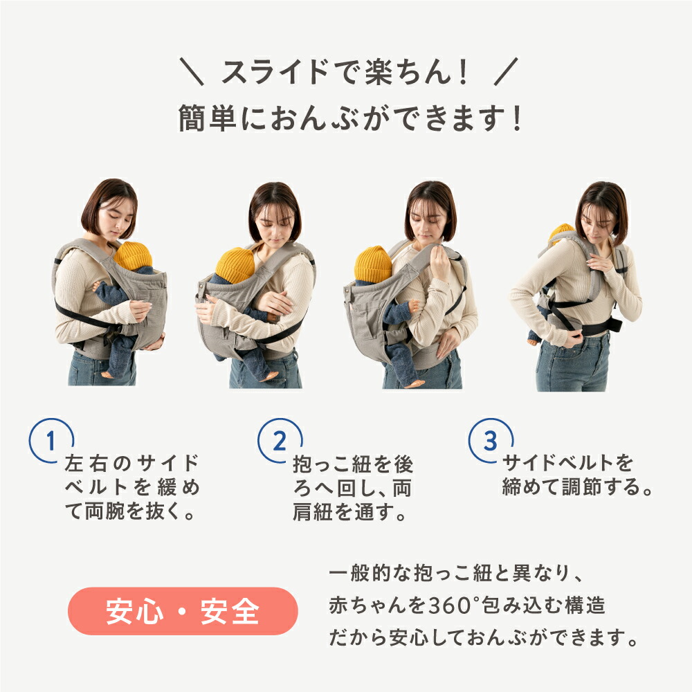 楽天市場】抱っこ紐 NICO おしゃれ 日本製 国産 岡山デニム かわいい