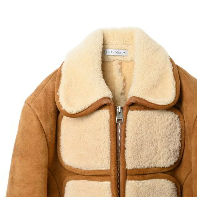 楽天市場】J.W.ANDERSON ラムレザー ムートン ジャケット 36 ブラウン