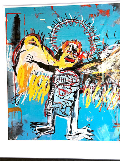 楽天市場】バスキア アートフレーム （Untitled 1981/Fallen Angel