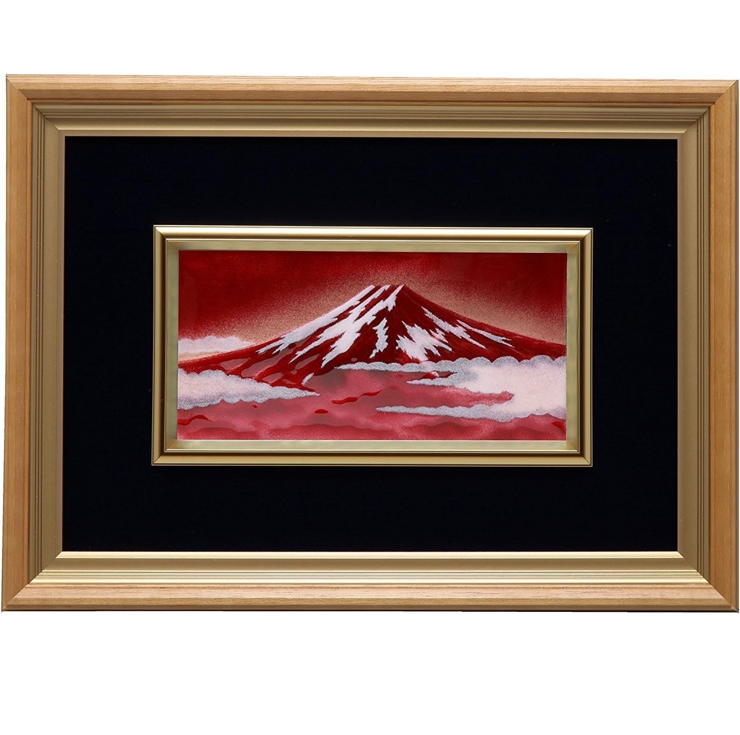 楽天市場】七宝額 赤富士の通販