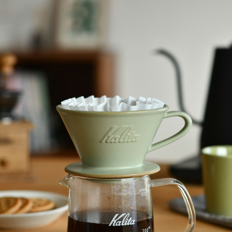 楽天市場】カリタ 美濃焼 ウェーブドリッパー MI-185 2〜4人用 Kalita