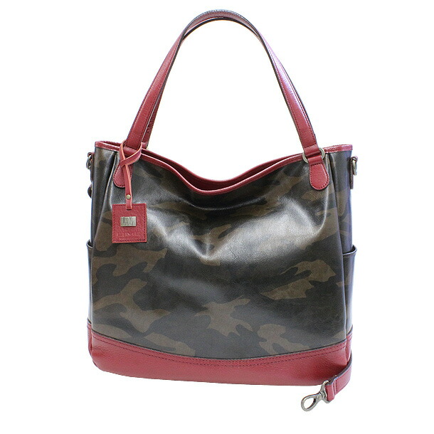 楽天市場】本革×カモフラージュ(迷彩) 2way A4 通勤バッグ レディース