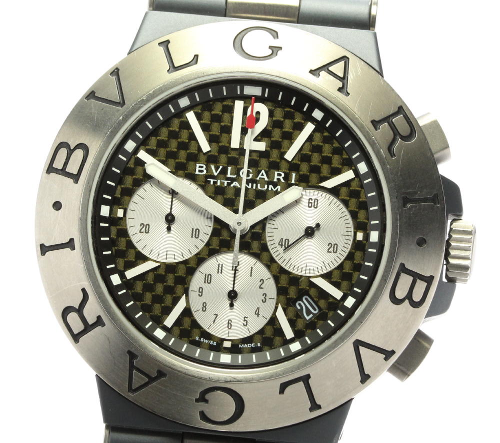 楽天市場】【BVLGARI】ブルガリ ディアゴノ チタニウム クロノグラフ
