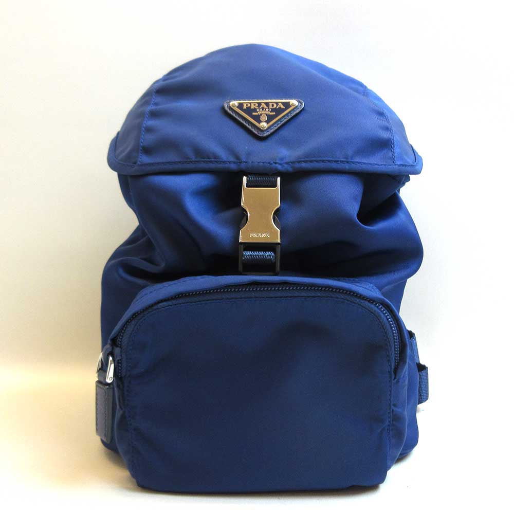 楽天市場】プラダ バッグ リュックサック バックパック ブルー系 青系