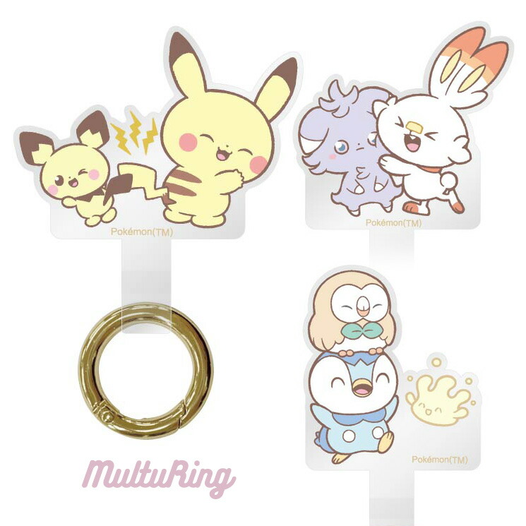 楽天市場】ポケモン ストラップホルダー マルチリングプラス