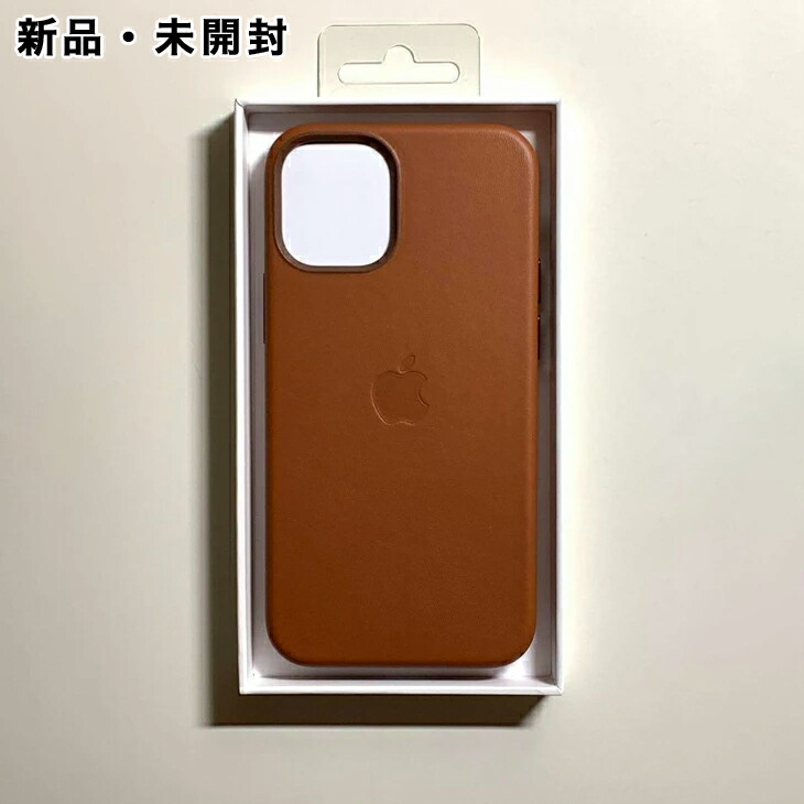 楽天市場】Apple純正 iPhone 12 mini レザーケース・サドルブラウン