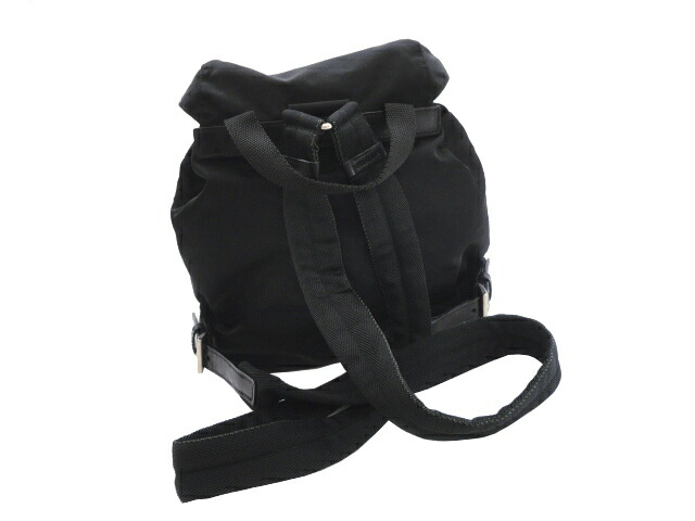 楽天市場】【美品】PRADA プラダ B6677F ロゴプレート リュックサック