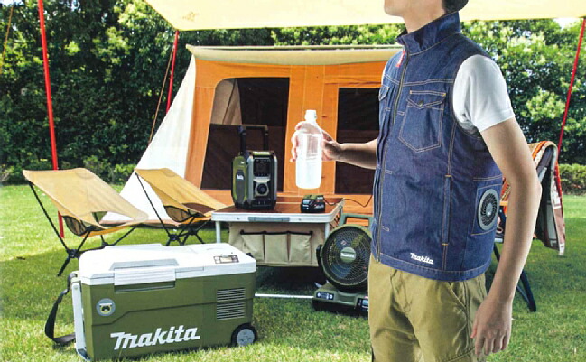 楽天市場】マキタ 充電式ファンベスト デニム調生地 本体のみ Lサイズ