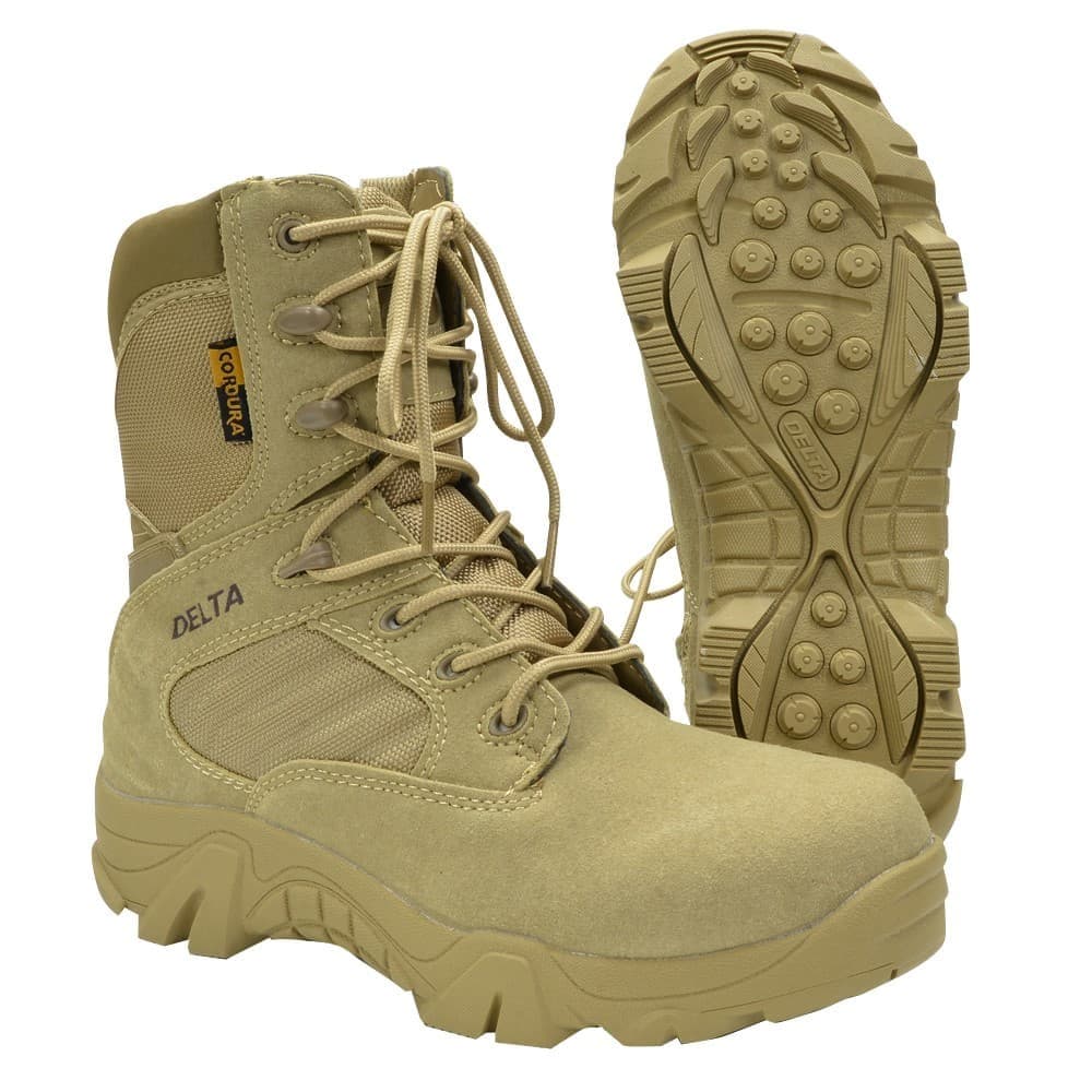 楽天市場】タクティカルブーツ DELTA サイドジッパー付き ハイカット