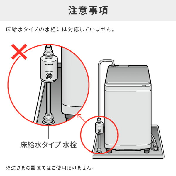 楽天市場】洗濯機用 銀イオンホース 抗菌 防臭 AS-AG1 工具不要 簡単