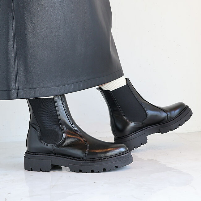 楽天市場】【新作】eness(エネス)サイドゴアブーツ/チェルシーショート