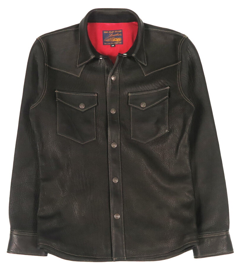 楽天市場】フラットヘッド THE FLAT HEAD ディアスキン シャツ 鹿革