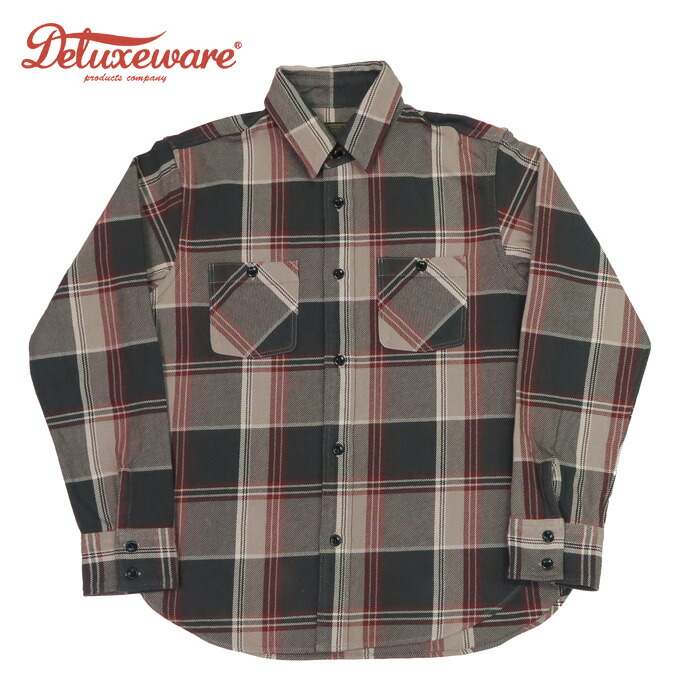 楽天市場】デラックスウェア DELUXEWARE 長袖 チェック ヘビー