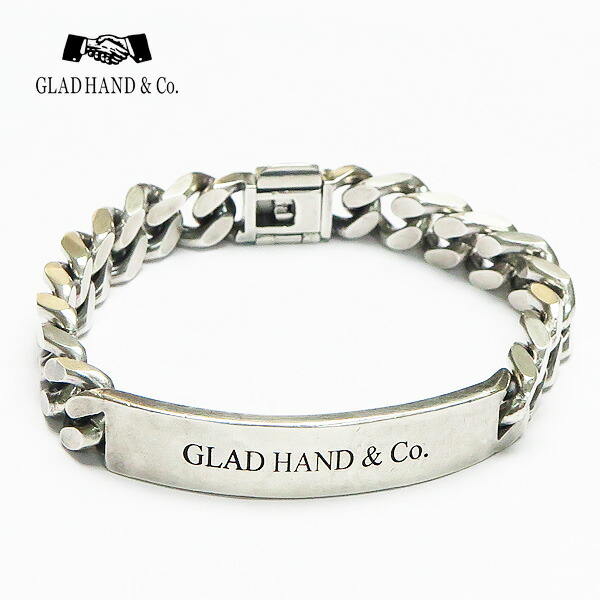 楽天市場】GLAD HAND JEWERLY グラッドハンド ID ブレスレット Mサイズ