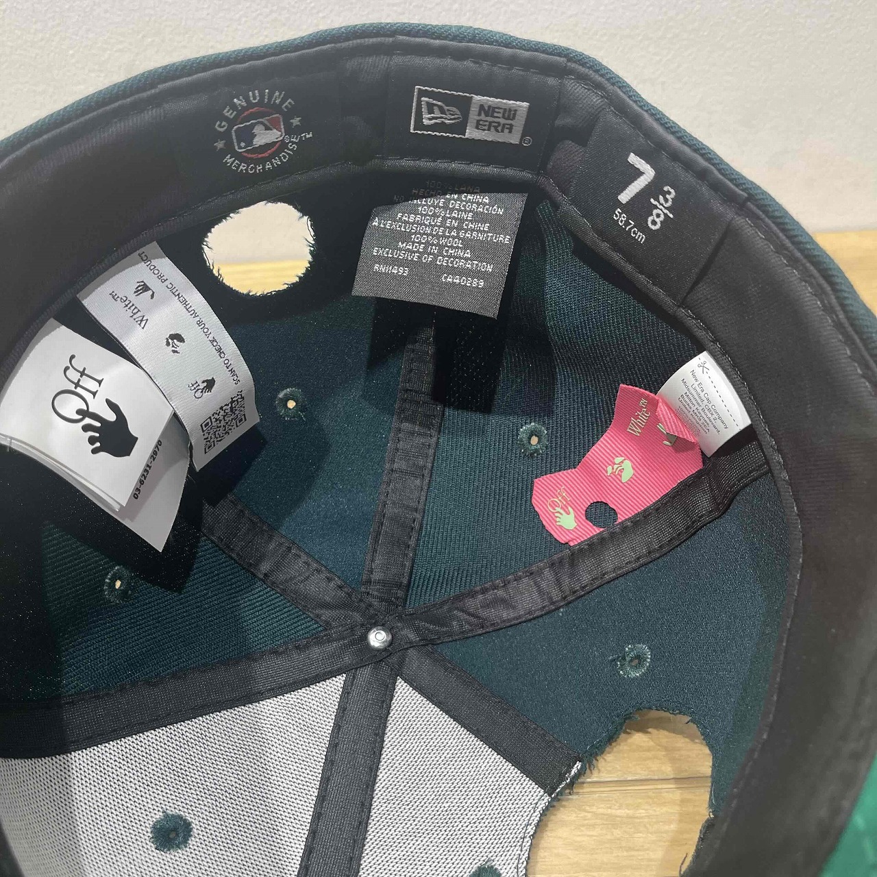 楽天市場】OFF-WHITE x NEW ERA MLB ATHLETICS CAP (7-3/8 58.7cm