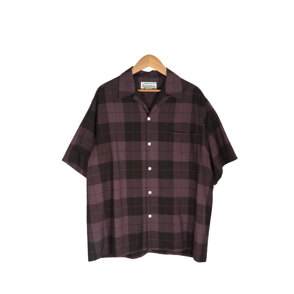 楽天市場】wacko maria／ワコマリア check open collar shirtの通販