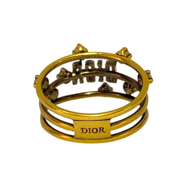希少】Diorヴィンテージ リング ゴールド フリーサイズ 現状12号#145