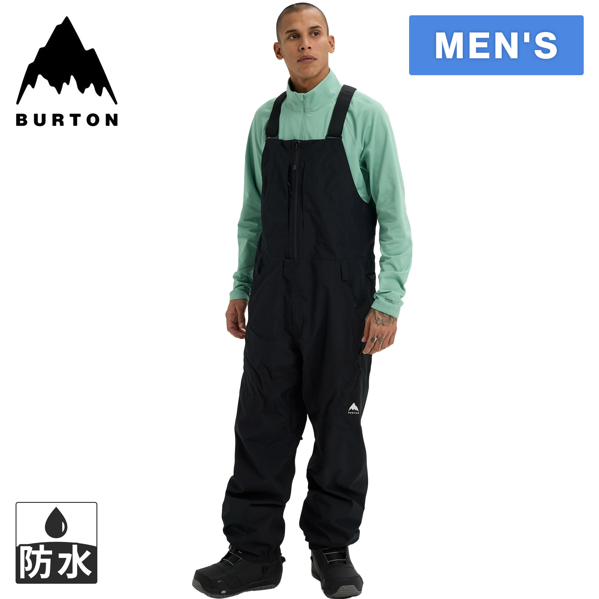 楽天市場】バートン BURTON メンズ リザーブ 2L リラックス ビブパンツ