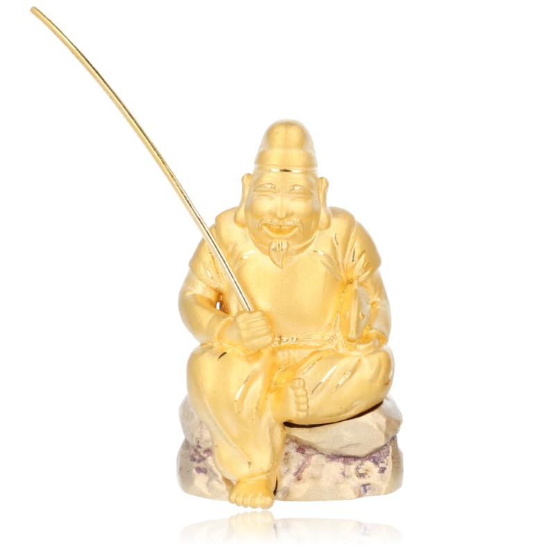 楽天市場】【ふるさと納税】 工芸品 純金 24金 七福神 恵比寿天 純銀