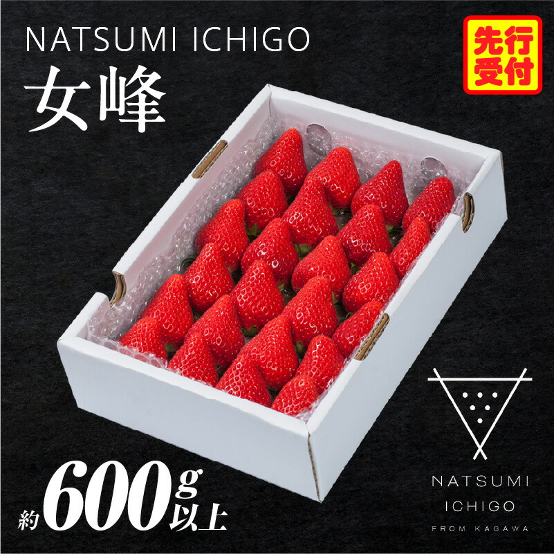楽天市場】【ふるさと納税】【先行予約】NATSUMI ICHIGO 女峰 約600g