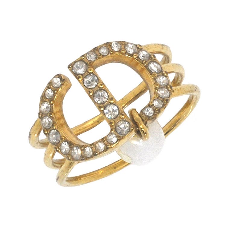 楽天市場】【送料無料】 クリスチャン ディオール リング ゴールド 11