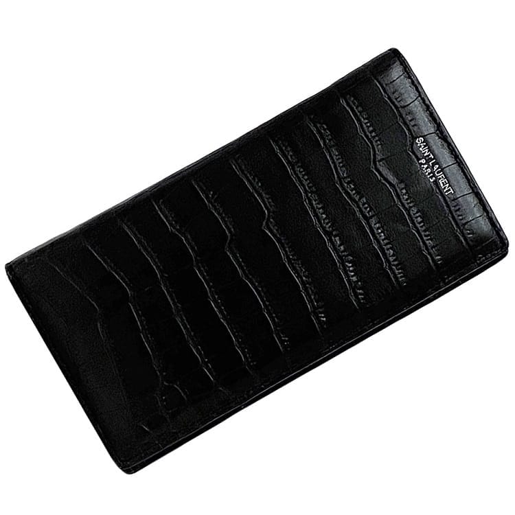 楽天市場】サン ローラン 長 財布 クロコの通販