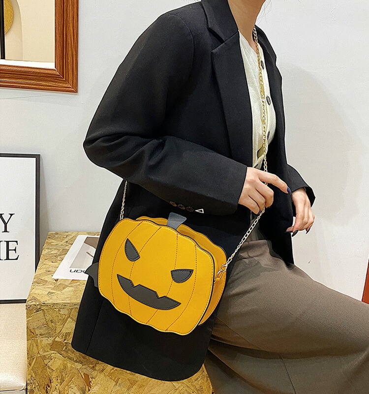 楽天市場】ショルダーバッグ ハロウィン かぼちゃバッグ 小物入れ