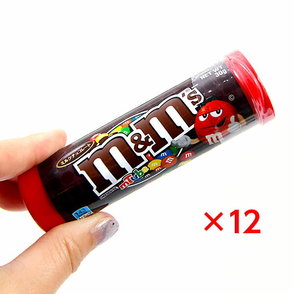 楽天市場】マース ジャパン M&M'S エムチューブ 30g 12個入 { 駄菓子