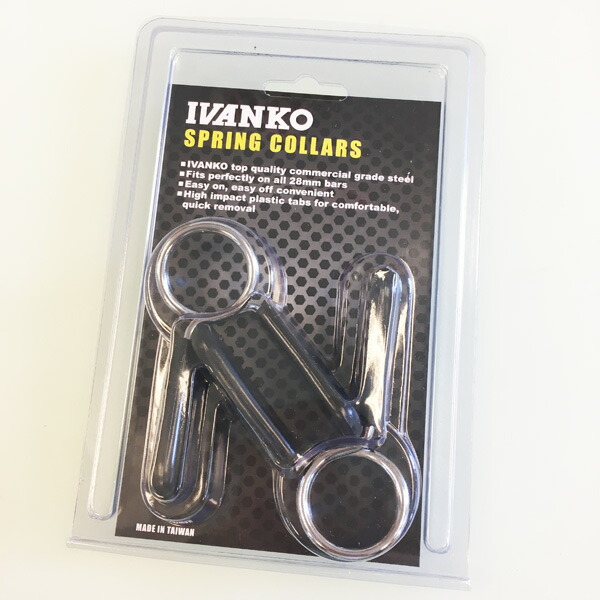 楽天市場】バーベル用カラー2個セット（φ28mmプレート用）[IVANKO