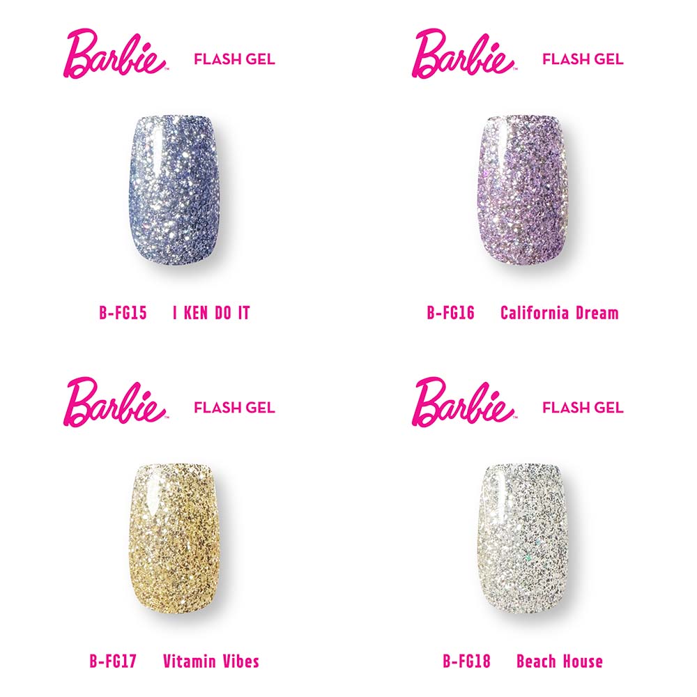 楽天市場】バービー Barbie クリスタルフラッシュジェル 10g 12色