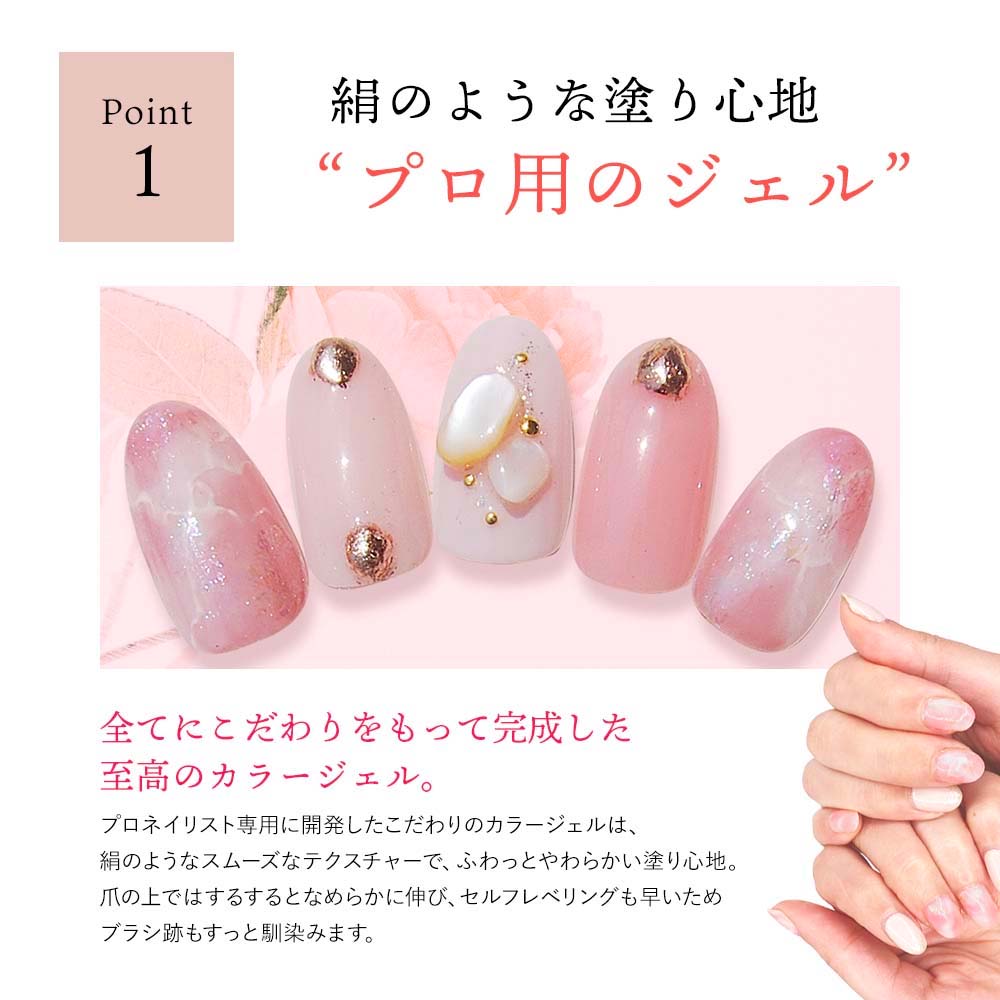 楽天市場】【ライト無】ジェルネイルキット 国産カラージェル4色+