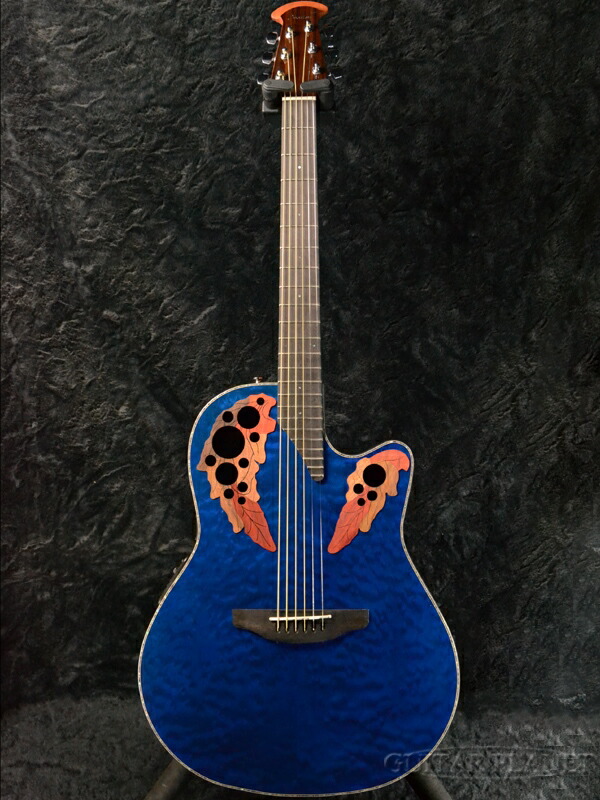 楽天市場】Ovation Celebrity Elite Plus CE44P-8TQ -Transparent Blue