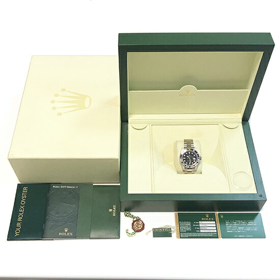 楽天市場】【中古】美品 ギャラ付 ロレックス GMTマスターII 116759SA